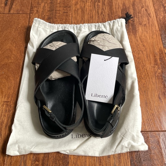 New! Liberté Leather Capri Sandal - Picture 4 of 11